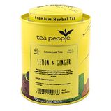 Lemon and Ginger -100g Loose Leaf Tea in Tin Caddy, , hi-res